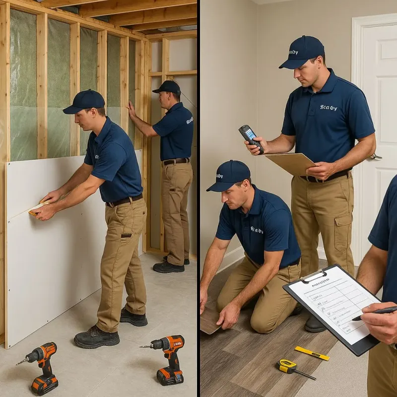 Repairs and Reconstruction process in South Portland, ME